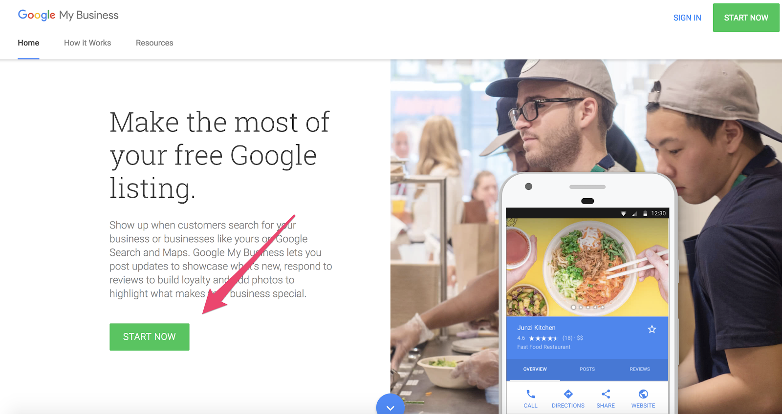 Google My Business Listing